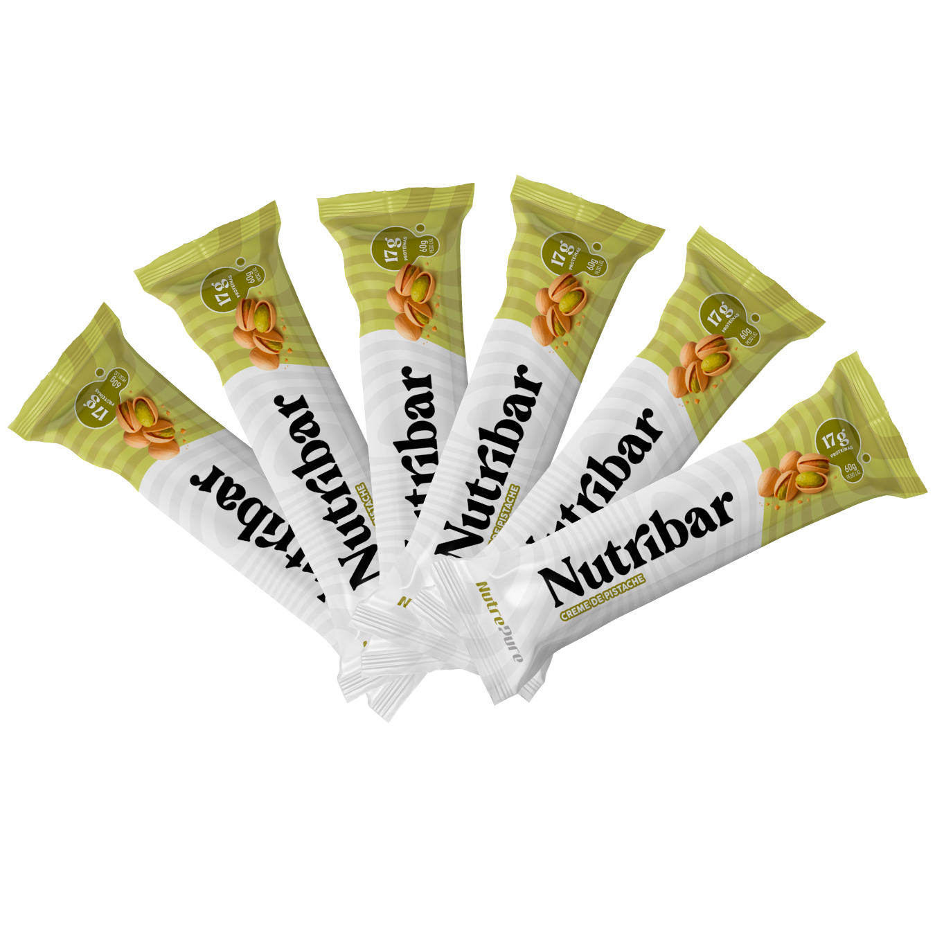 Nutribar Creme de Pistache 60g - 12 unidades