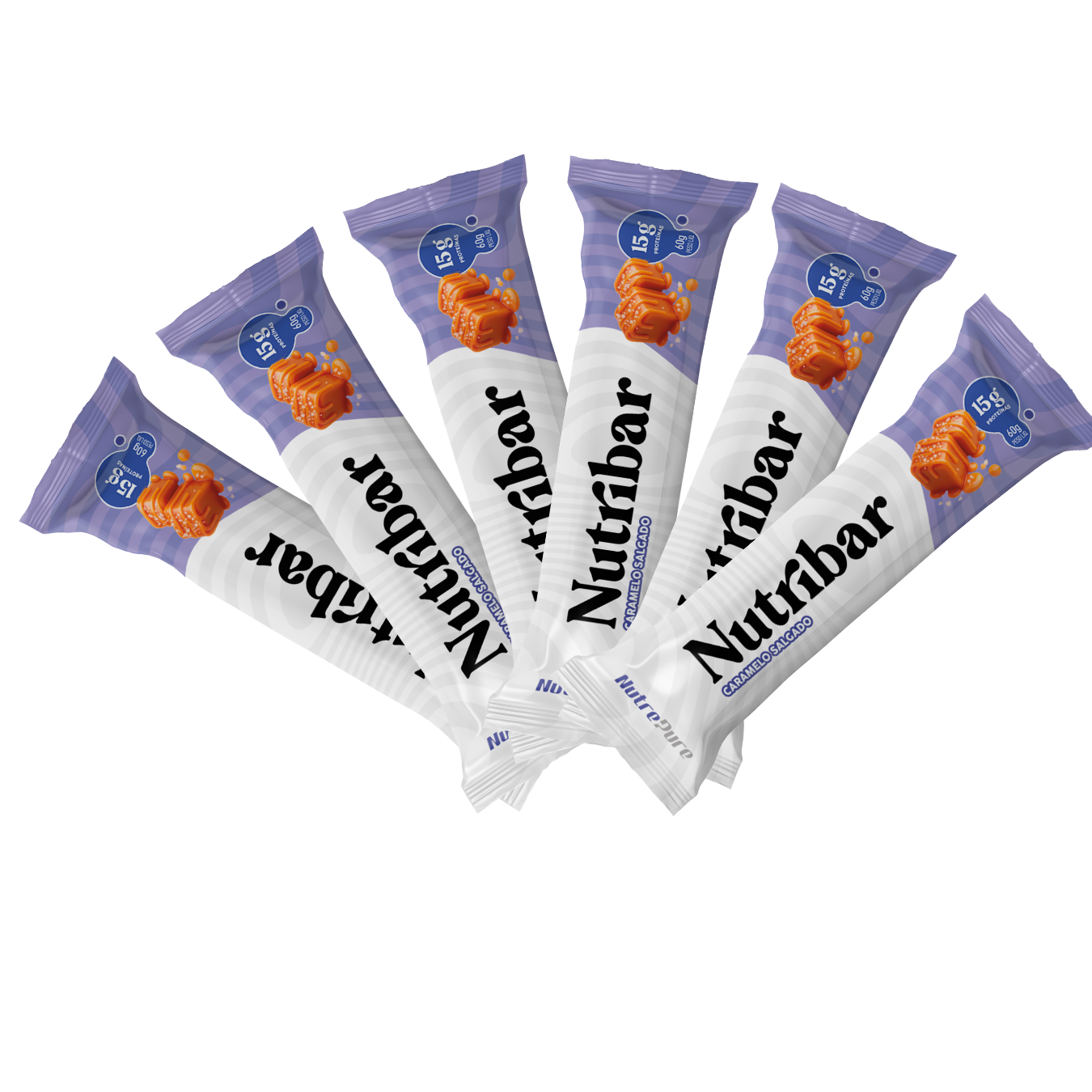 Nutribar Caramelo Salgado 60g - 12 unidades