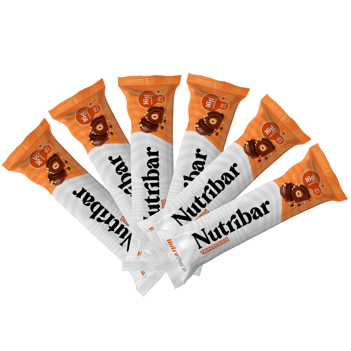 Nutribar Trufa de Avelã 60g - 12 unidades