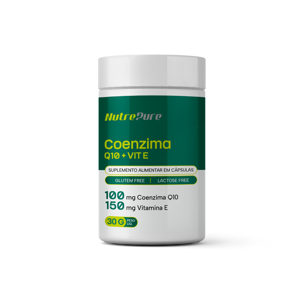 Coenzima Q10 + Vitamina E 60 Cápsulas
