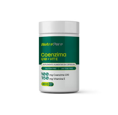 Coenzima Q10 + Vitamina E 60 Cápsulas